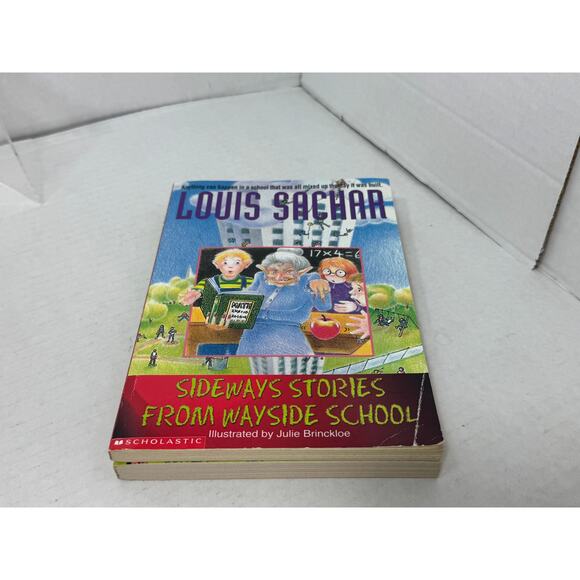 Lot of 2 Louis Scahar Wayside books Sideways Stories from Wayside School - Picture 8 of 16